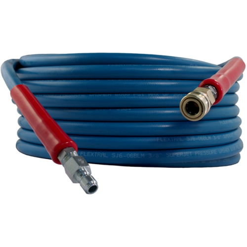 6000PSI-50 Foot-Blue Pressure Washer Hose QC Insta
