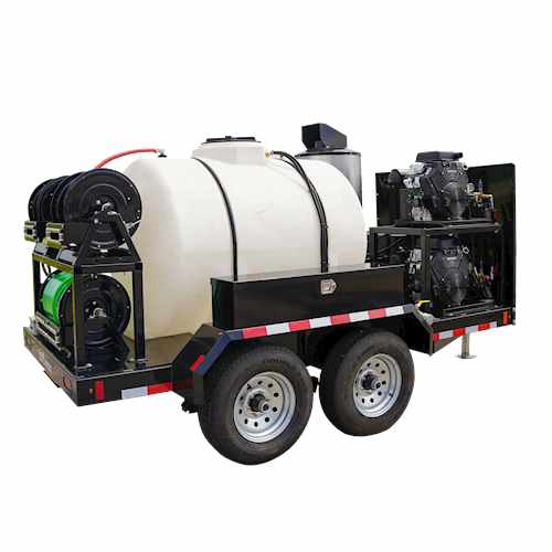 Water Cannon Max Hot Water Trailer 3000PSI 16GPM M