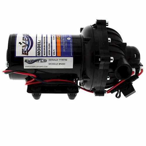 Pump - Diaphragm - 12 Volt - 4 GPM - 60 PSI - 1/2 