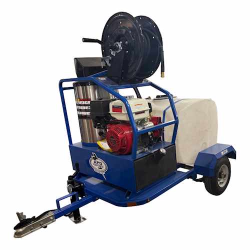 4000PSI commercial Trailer hot water 225 Gallon ta