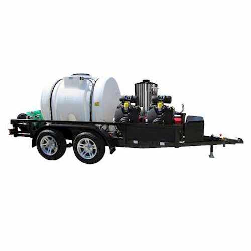 Water Cannon Max Hot Water Trailer Jetter 500 Gall