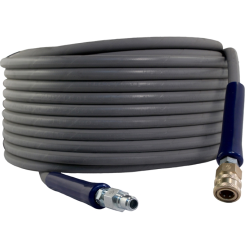 4200PSI-100 Foot-Gray Pressure Washer Hose QC Inst