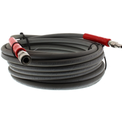 6000PSI-50 Foot-Black Pressure Washer Hose QC Inst