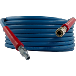 6000PSI-50 Foot-Blue Pressure Washer Hose QC Insta