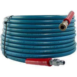 6000PSI-100 Foot-Blue Pressure Washer Hose QC Inst