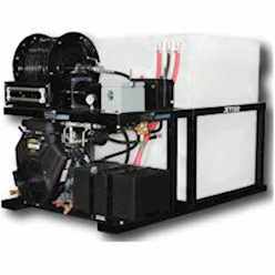 Skid Jetter 12gpm 3200psi 200 Gallon Tank WITH Rem