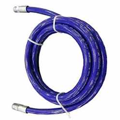 250-Black/Blue-5000PSI1/4"MPBothEnds, - J486B7